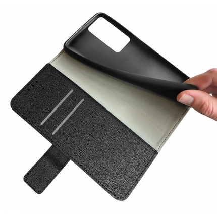 Poco F4 Wallet Case (Black) - Casebump